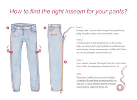 How To Measure Inseam Of Pants?